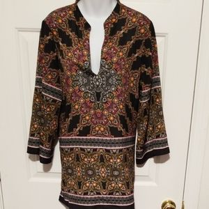 Boho YASB Tunic Blouse Large